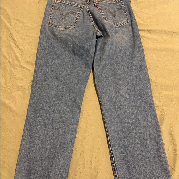 Ribcage Straight Ankle Jeans - Blue - Picture 2 of 3